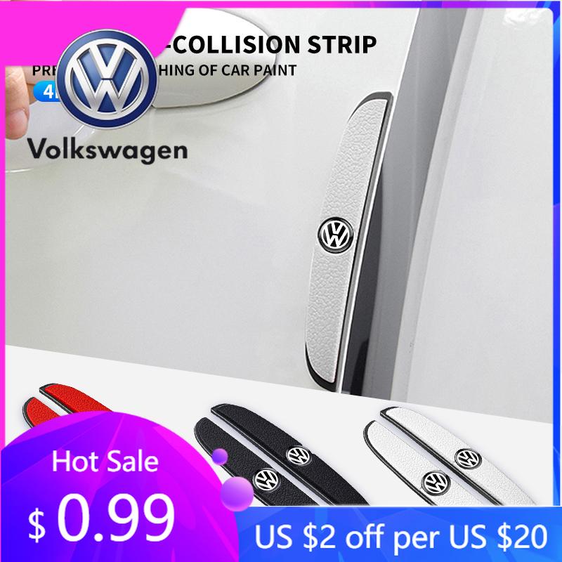 2026 Горячие Для Volkswagen VW 4 шт. Резиновая Противоударная Полоса Защитные Наклейки на Дверь Автомобиля Зеркало Заднего Вида Для Volkswagen VW Touran