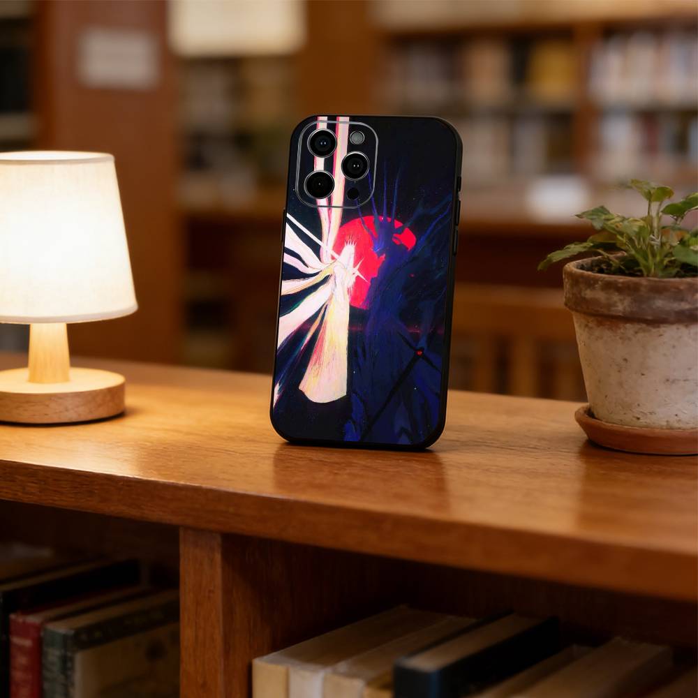 Dark Art Style Phone Case For iPhone 17,16,15,14,13,12,11 Plus,Pro Max,XS,Soft Silicone Black Cover
