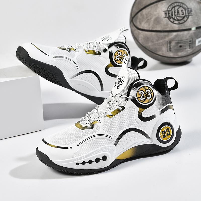 Новые баскетбольные кроссовки для мальчиков и девочек, учеников начальной и средней школы, спортивная обувь для подростков, нескользящие для бега, кроссовки для реальной игры