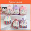 Print Fashion Unicorn Sequins Cartoon Kids School Backpack With Straps Curved