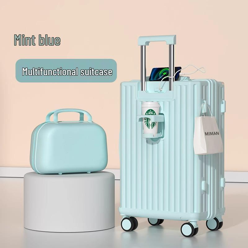 Женский прочный чемодан-тележка высокой ценности 20/24 дюйма для матери и ребенка с кодовым замком для путешествий