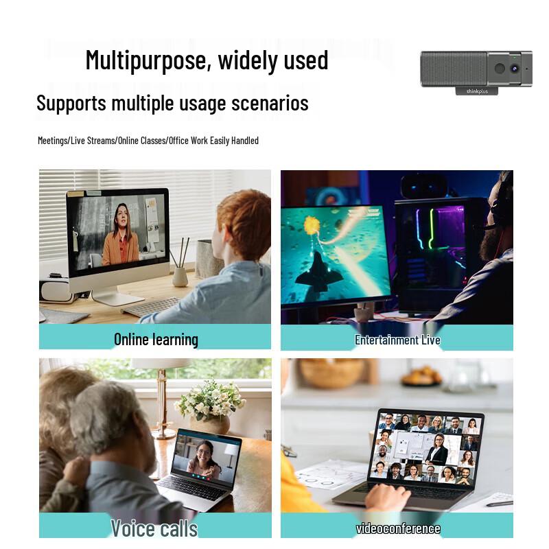 Lenovo Thinkplus WL62A 1080P HD Webcam