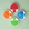 4 Grids Storage Boxes Pill Box Round Shape Portable Capsule Tablet Organizer Pill Case For Travel Mini Medicine Tablet Container