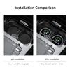 cwcr1 2Pcs Honda Logo Water Cup Pad Laser Silent Mat For Honda Civic Accord Crosstour Spirior Odyssey Avancier UR-V Sienna Elysion