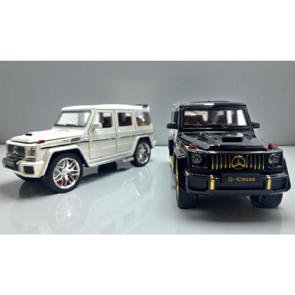 Mercedes-Benz G-Wagen 1:Литой металлический модельный автомобиль в масштабе 24 - Черный