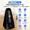 TERENCE TM2 Mechanical Metal Standard Suitable for Beginners and for and Black Pendulum-Type Metronome, High-Precision, Compact, High-Volume, Core,