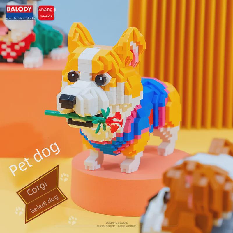 Игрушки-конструкторы Husky & Schnauzer - Милый набор для сборки собак для детей