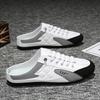 Men's Slippers Summer Casual Slip-On Mules Lightweight Breathable Walking Shoes Lazy Comfy Slip-On Half Slippers Flats Slippers Casual Slippers