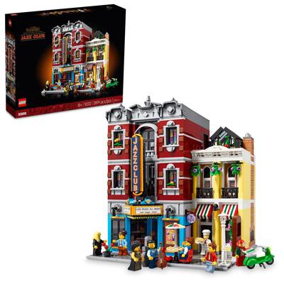 LEGO Конструктор Icons Jazz Club 10312 для взрослых и подростков. Подарок для любителей музыки и поклонников джаза. Включает 5 детализированных комнат в музыкальном зале и 8