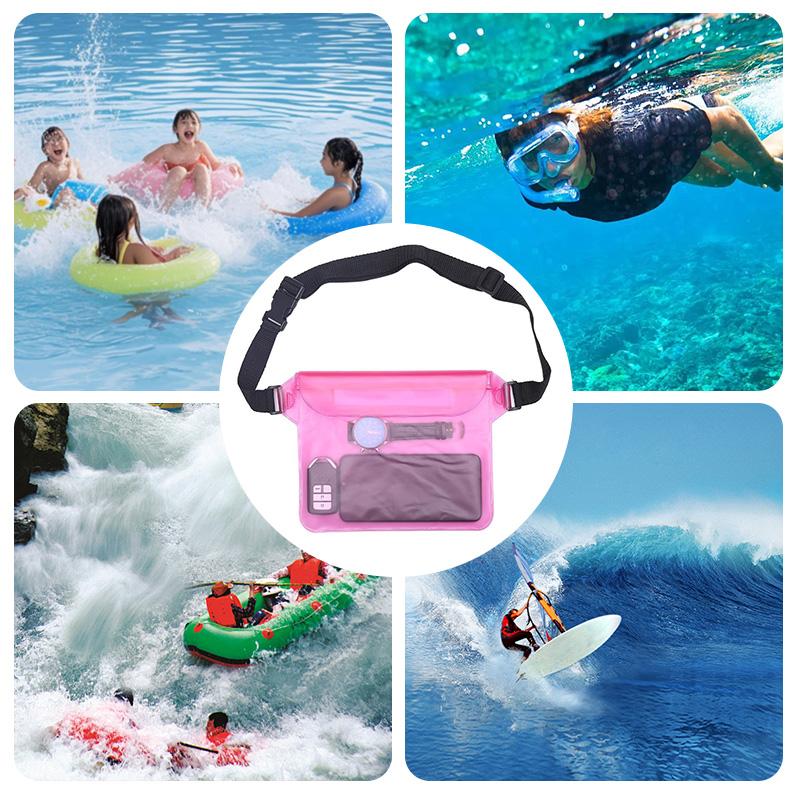 1 шт. водонепроницаемая сумка для плавания водонепроницаемый чехол для водных видов спорта поясные сумки для хранения непромокаемая поясная сумка портативная