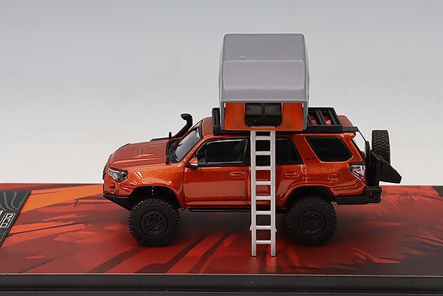FREESTYLE Gaincorp Products Масштаб Toyota 4Runner Widebody Overland DiecastTalk Custom Inferno Orange Готовая модель 1/64 (чистый) DTG0018-OR