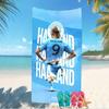 Beach Towel with Haaland Pattern - soft,absorbent,machine washable Lightweight&Modern,swimming,Travel Essentials