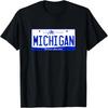 Michigan License Plate - Classic T-Shirt