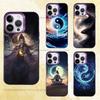Китайский Чехол Кунгфу Тайцзи для iPhone 17 16e 16 15 14 13 12 11 Pro Max X XS Air Plus Задняя Крышка