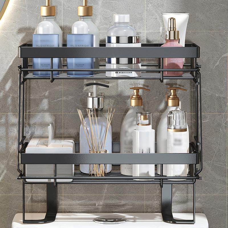 Полка для хранения над туалетом, Хранение над туалетом, Органайзер для хранения в ванной, Задняя часть полки для туалета