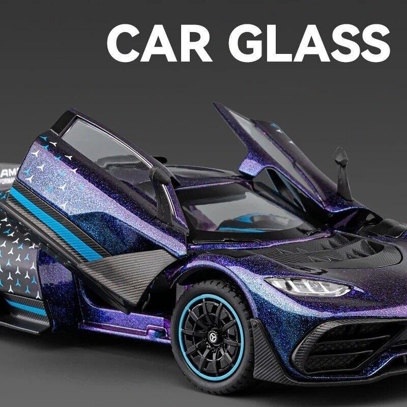 1/24 Mercedes Benz AMG ONE литая модель игрушечного автомобиля со звуком и светом коллекционный подарок
