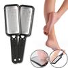 Professional 1PC Black Stainless Steel Double-Side Foot File Heel Grater For The Feet Pedicure Rasp Remover Scrub Pedicure Tool