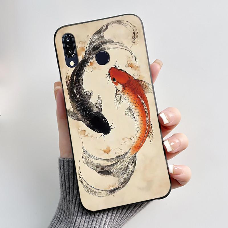 Чехол для Asus Zenfone Max (М1) Черный чехол ZB555KL для Asus Zenfone Max Pro (М1) Милый яркий ударопрочный чехол для ZB601KL/ZB602K