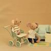 Искусственная детская игрушечная модель 1:12 Кукольный домик Миниатюрная сцена Новая детская коляска