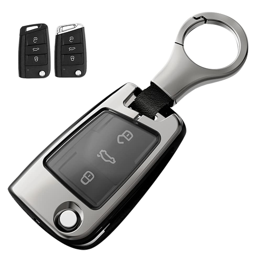LETINGFAR Чехол для ключей для Volkswagen, Чехол для смарт-ключа, Крышка для ключа, Сплав ТПУ, Разработан для