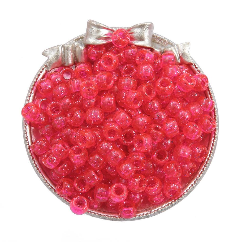 Акриловые бочкообразные бусины с большим отверстием 9x6 мм для изготовления браслетов своими руками