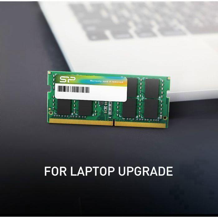 Mémoire RAM DDR4 - Silicon Power - 8Go 2400MT/s - CL17 SODIMM - SP008GBSFU240X02