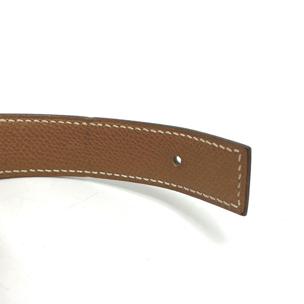 HERMES Belt only Reversible belt for bottoms belt Boxcalf / Epsom Black/Brown