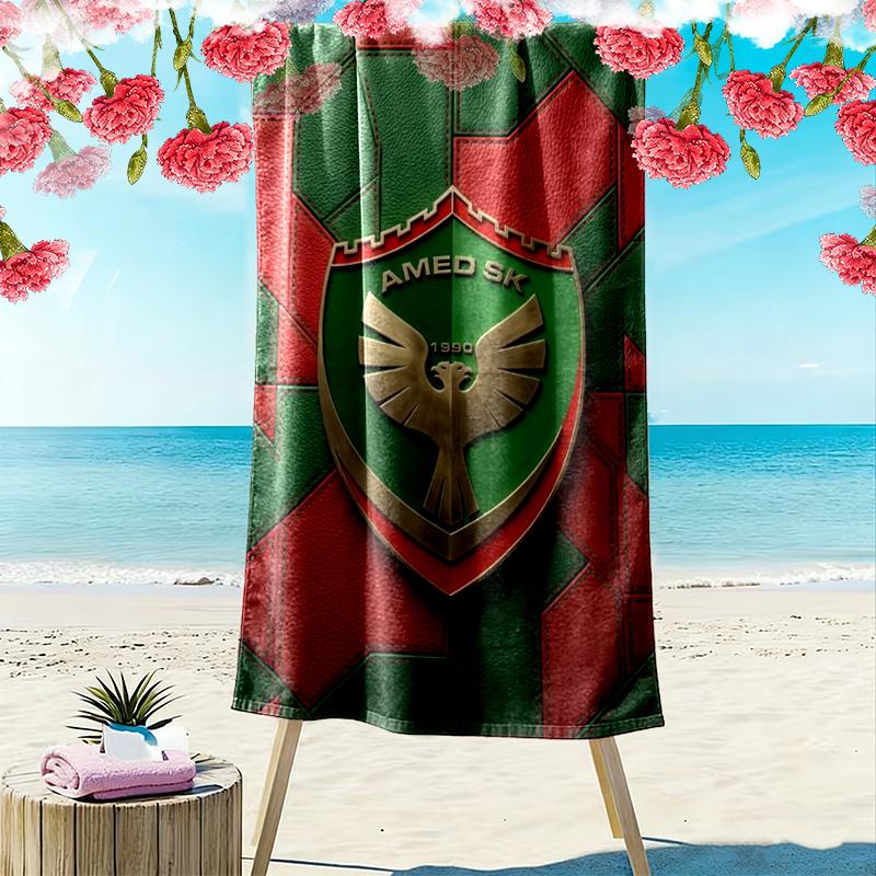 Amedspor Print Beach Towel Large Soft Quick Dry Towel For Beach Camping Swimming