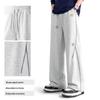 Fingercroxx Men's Lyocell Breathable Straight-Leg Casual Pants