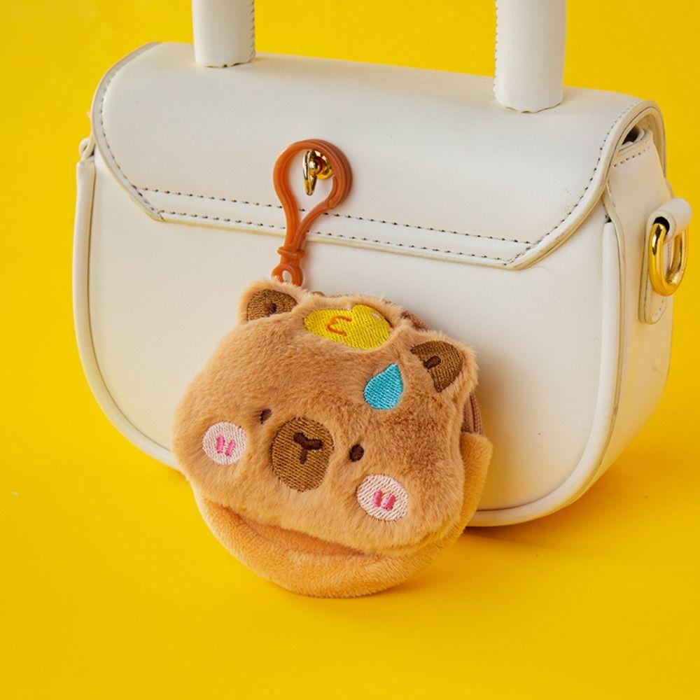 Сумка для денег Capybara Plush Кошелек Сумка-молния Capibara Наушники Чехол для улицы