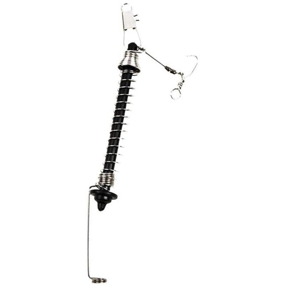 Автоматический рыболовный крючок, триггер из нержавеющей стали, пружинный рыболовный крючок, приманка, катапульта, ленивые рыболовные снасти