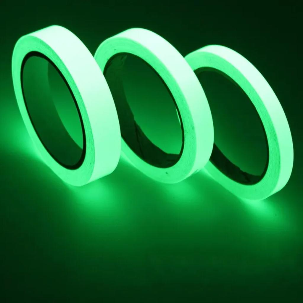 Illiant Green Glowing Effect | Bright Green Luminous Tape for Enhanced Visibility and Safety At Night | Non-slip Ground Light St