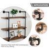 Новые черные фитинги для труб ковкий чугун 1/2'' 3/4'' 1'' Резьбовой угольник для соединения труб Аксессуары для труб