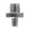 1pc 14" Male To 38" Male Threaded Metal Screw Adapter For Camera Tripod Stand DSLR SLR