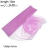 New 5/10m Tulle Wedding Organza Roll Sheer Crystal Organza Fabric for Wedding Decoration Mariage Yarn Birthday Event Party Suppl