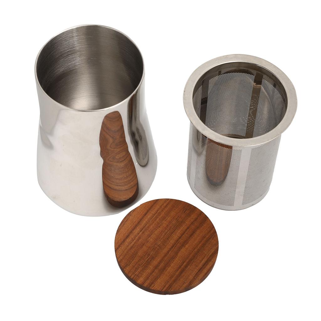 Reusable Coffee Sifter Stainless Steel Coffee Powder Sieve Coffee Sifter Cup Cocoa Flour Filter