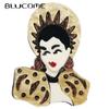 Lovely Acrylic Anime Queen Brooch for Women Girls Bag Coat Hijab Pins Christmas Gift