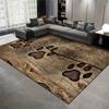 Soft Area Rug, Animal Paw Print Pattern Carpet, Non-slip, Machine Washable, for Bedroom/living Room/office/indoor/game Room