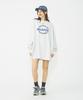 Milkfed Oatmeal Circle Logo Super Big Top Women's L/S T-Shirt