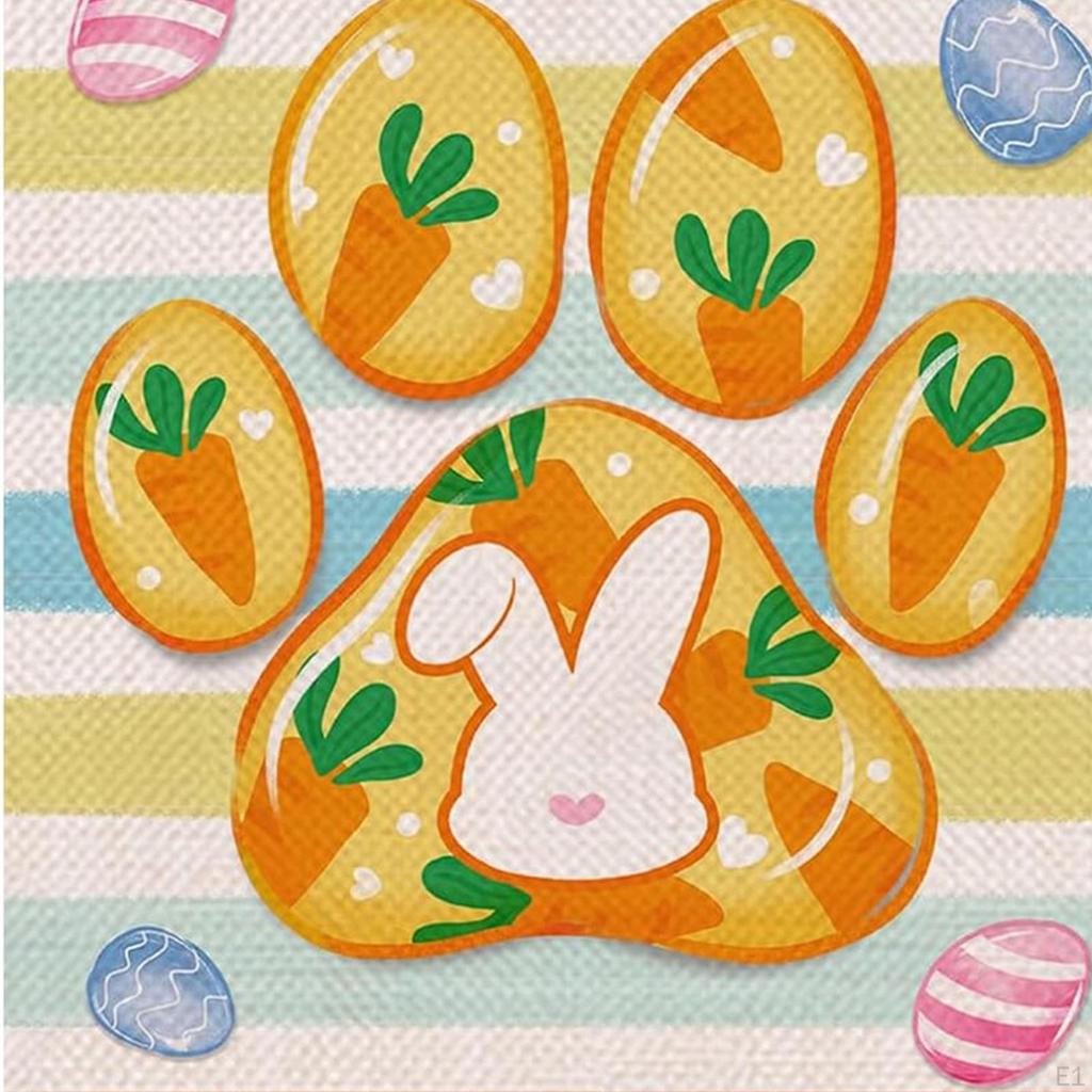 Пасхальный садовый флаг Добро пожаловать на улицу 45смx30см вертикальный ручной работы входная дверь знак двор для