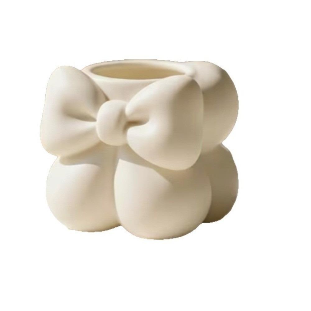 Creative Bow Pen Holder 3D Printed Makeup Brush Storage Case Desktop Organizer  Vanity Organizer
