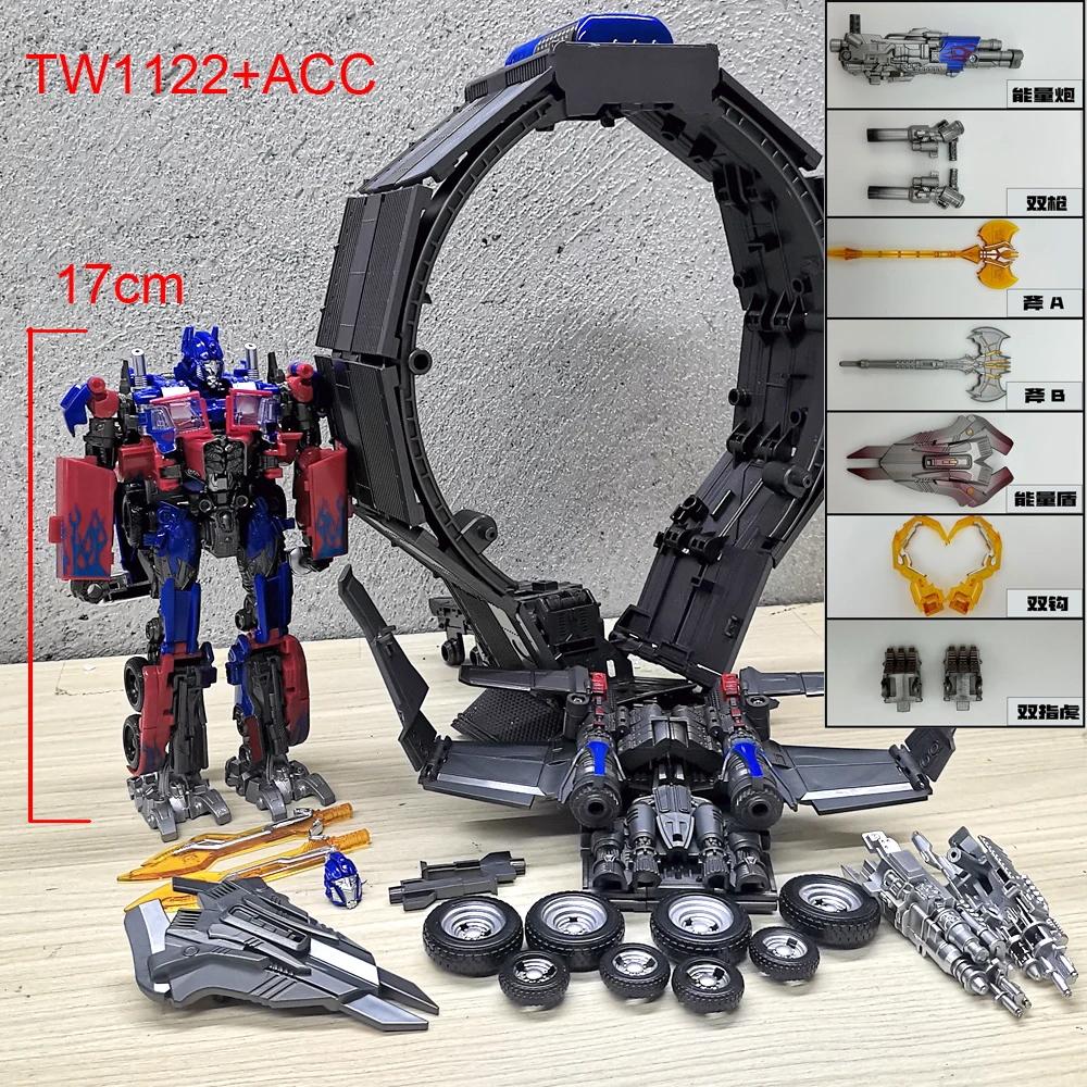 Роботы-трейлеры BAIWEI CY01 Игрушки-трансформеры Тактический контейнер TW1122 Фигурка Оптимуса Командира