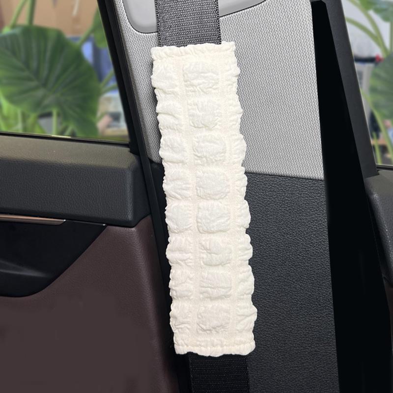 Новый милый мультяшный чехол на ремень безопасности для автомобиля капибара, всесезонный универсальный пуховый материал, автомобильная безопасность, накладка на плечо, украшение для автомобиля