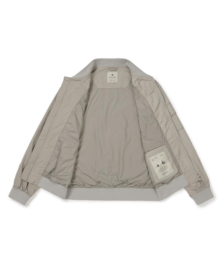 Бомбер Snowpeak Apparel с тканой нашивкой (S24Fmtwb36) Туманно-серый