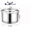 Миска для смешивания MOLUONA из нержавеющей стали 304 с крышкой