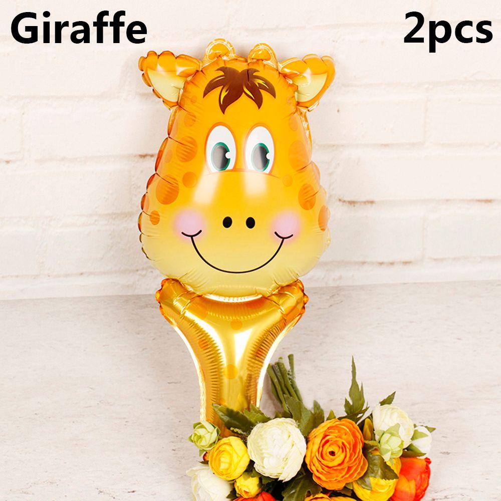 Товары Сафари Джунгли Голова животного Тигр Лев Обезьяна Жираф Корова Фольгированный шар Детские надувные игрушки