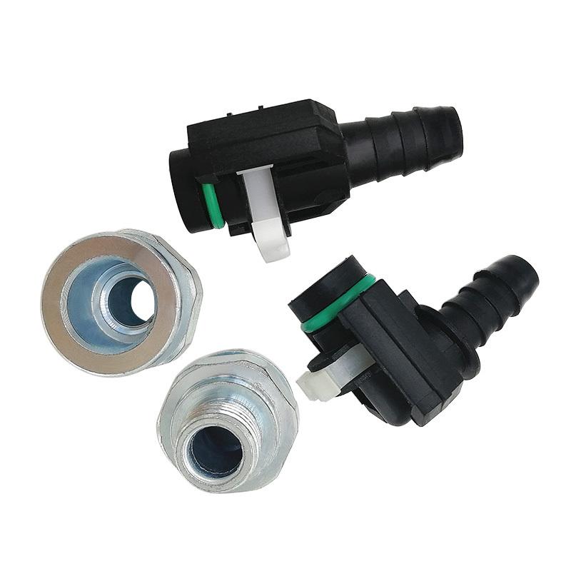high quality 16-12*1.5 plastic fuel line quick connector for shaanqi delong EFI car for big truck for heavy truck 1 set