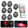 RGB Светодиодные стробоскопы для автомобиля Мотоциклетные светодиодные мигающие габаритные огни Беспроводной свет Авиационные предупреждающие огни Аксессуары