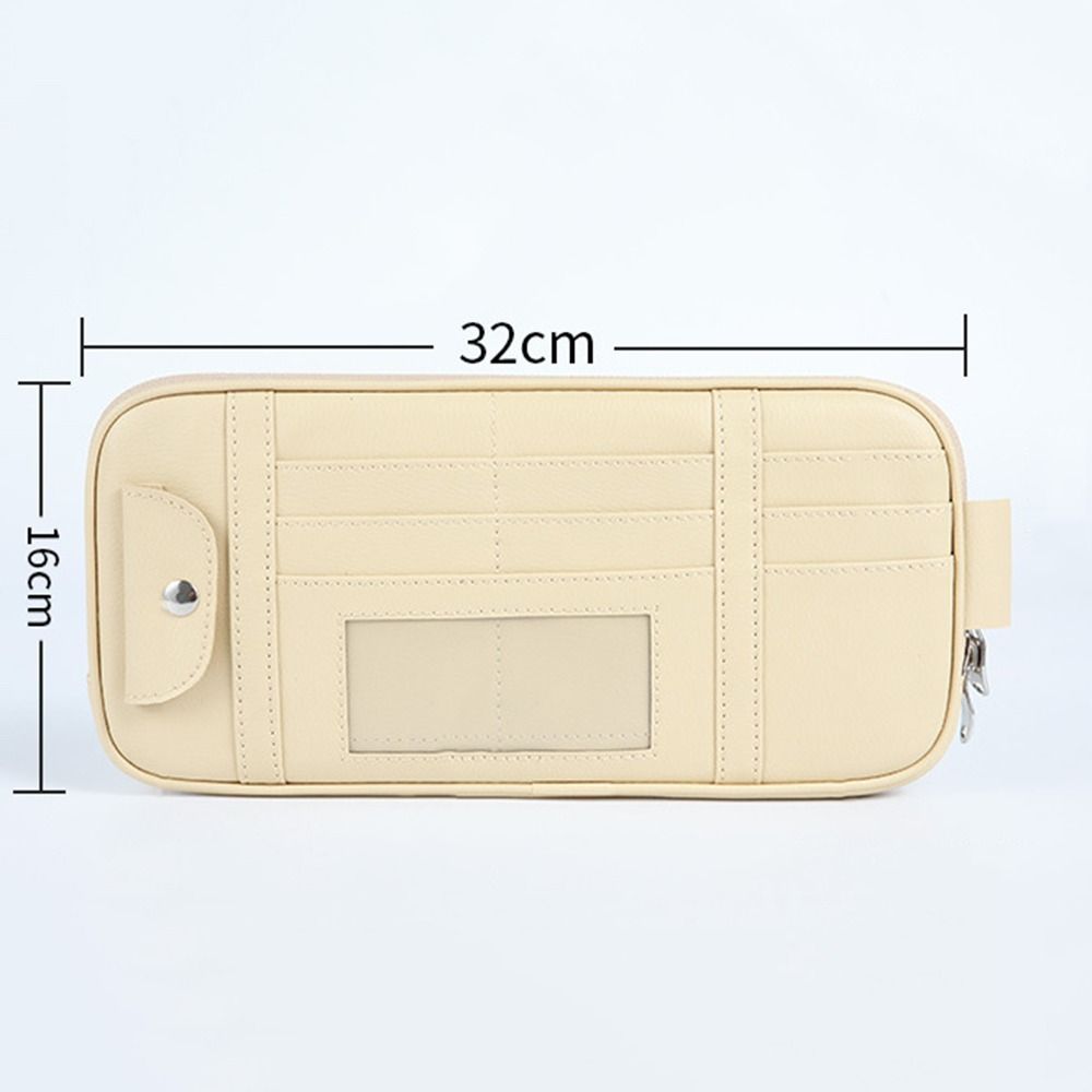 Multi-function Car Sun Visor Organizer Multi-Pocket Car Glasses Holder Sun Visor Cover