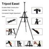 Painting Triangle Easel Hand-cranked Model Adjustable Height Adjustable Lifting Rod Easel Art Display Stand